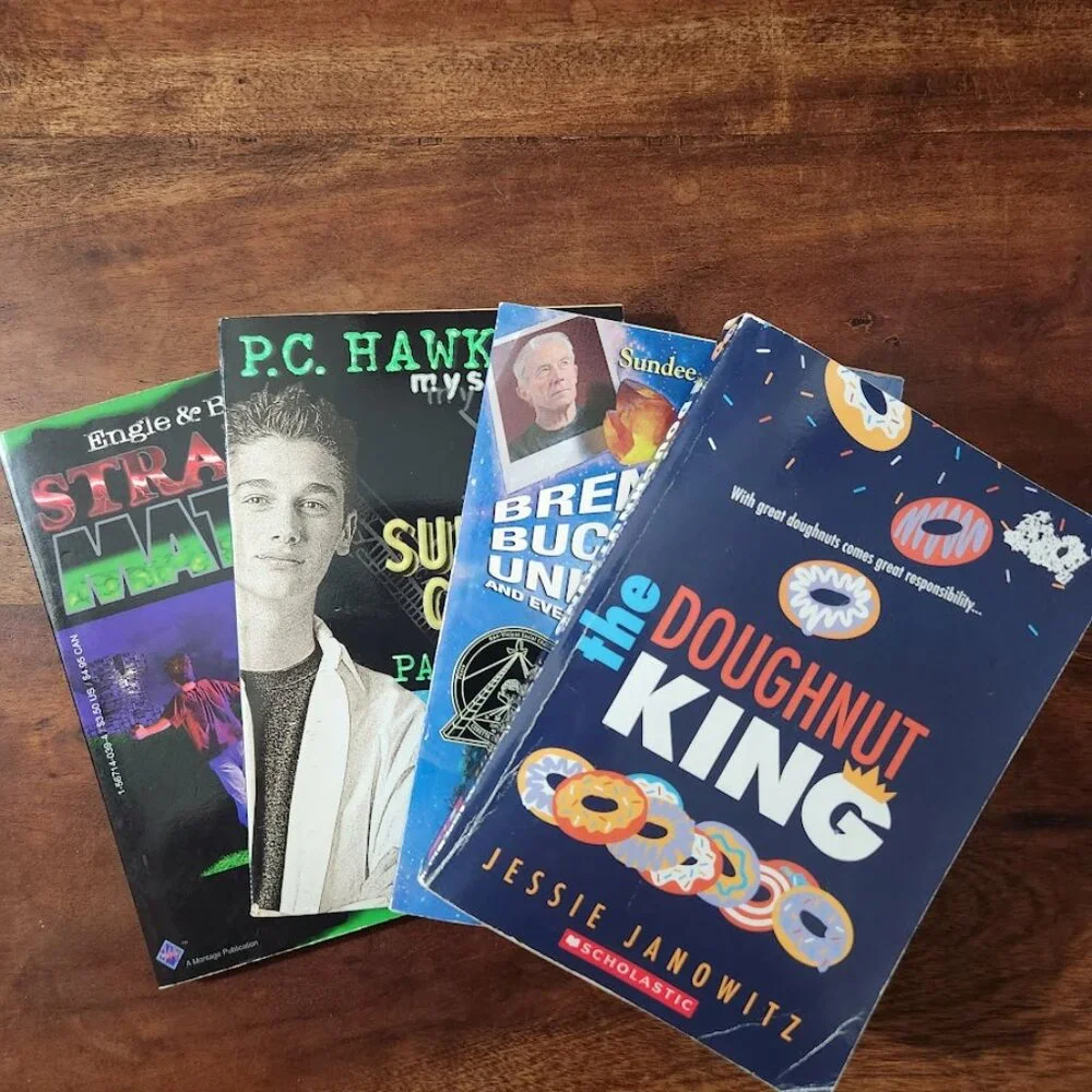 The Doughnut King 4 Book Bundle Lot Set Chapter Books Young Adult Literature Nov